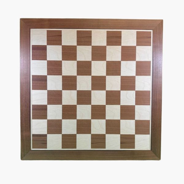 Tablero de ajedrez de madera nogal
