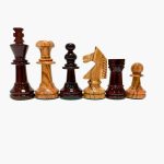 Piezas de ajedrez inglés olivo