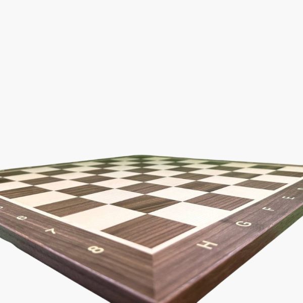 Tablero de ajedrez de madera nogal 55 coordenadas 2