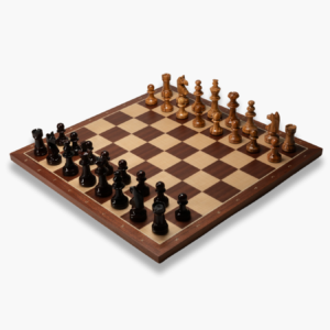 Juego de ajedrez inglés olivo