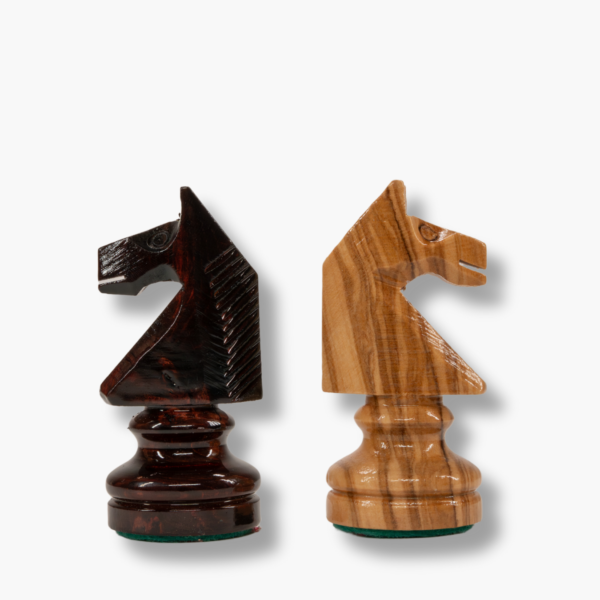 Piezas de ajedrez inglés olivo 2