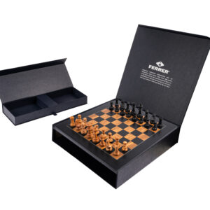 Juego de ajedrez olivo negro